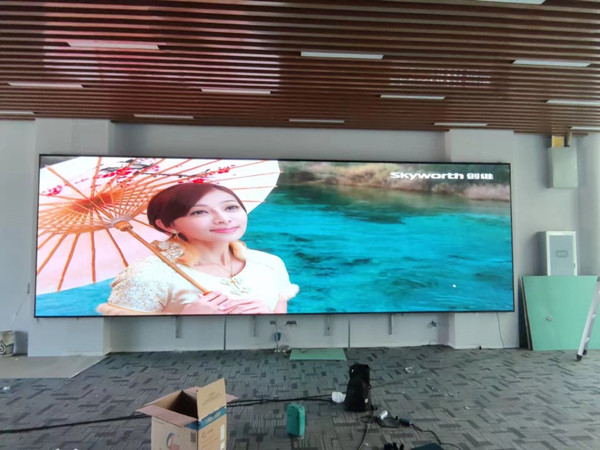 乐清P1.53led小间距屏安装案例